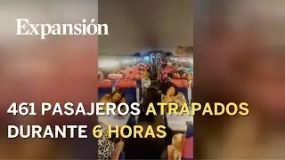 Una avería de tren deja atrapados a 461 pasajeros en un túnel de Tarragona durante seis horas