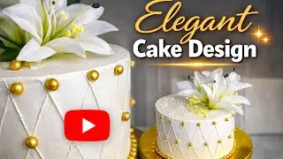 White and soft flora flowers elegant cake design! #floraflowers # artificial #cakedesign #Elegant