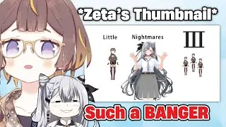 Anya approve Zeta's banger thumbnail (Graphic design is her passion)