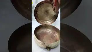 brass made old chapati box polished #homedecor #art #handmade #antique #craft