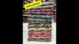 #kukshiprint#jaipuriprint#floralprint#mulmulcotton#2 pic suit#dress material#completesuit#3picsuit