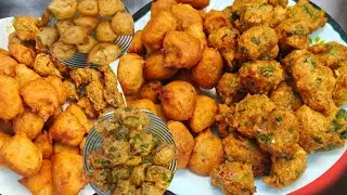 राजस्थानी गांव में मकर संक्रांति स्पेशल पकवान 😋/राजस्थानी मोठ दाल के पकोड़े और गुलगुले रेसिपी