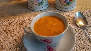 Tam Mevsimi‼️ Şifa Deposu Tarhanalı Mercimek Çorbası💯