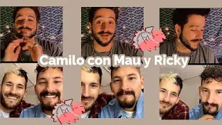 Mau y Ricky con Camilo hablando de cómo se conocieron y Evaluna ( Mau y Ricky en Buenos Aires)