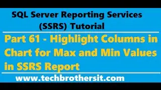 SSRS Tutorial 61 - Highlight Columns in Chart for Max and Min Values in SSRS Report