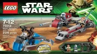 LEGO Star Wars Instructions For 75012 - BARC Speeder with Sidecar