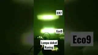 perbandingan LED laser CR7 dan eco9 QQ | #ledlaser #ledcr7 #luminos #eco9 #lampuled