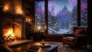 New Year&rsquo;s Eve Calm ❄️ Cozy Fireplace & Snow Sounds