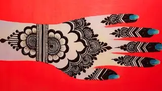 Easy stylish backhand mehandi design | simple beautiful mehandi design | mehandi design | mehandi 