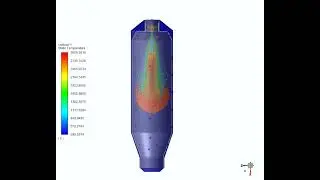 Combustion Chamber with DPM, CFD Simulation Ansys Fluent Training