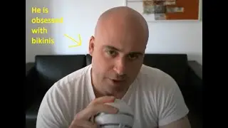 Eisel Mazard (&agrave;-bas-le-ciel) likes to perv on women despite being against bikini activism