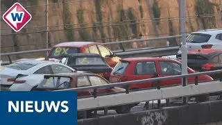 Kettingbotsing met 25 auto&rsquo;s op A12 bij Zoetermeer - OMROEP WEST