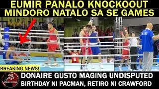BREAKING NEWS: EUMIR MARCIAL Panalo KNOCKOUT | Weljon Mindoro Talo | Aira Villegas Panalo