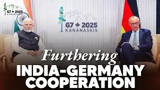 PM Modi holds bilateral meeting with German Chancellor Friedrich Merz in Kananaskis, Canada