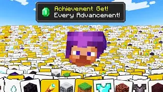 Getting EVERY Minecraft Achievement in 24 Hours!