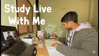 Study With Me |50/10 Pomodoro | GATE Exam Last 9 Days