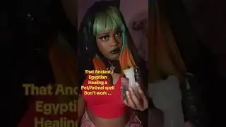 When ppl say Healing a pet spell doesn&rsquo;t work￼ #lovewitch #witchtok #witchcraft101 #goth #witchy