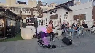 🌍 Tenerife sunset. ROCA NEGRA SUNSET CLUB. Playa Para&iacute;so. Adeje. Spain. 4K
