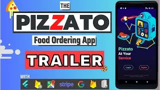 Pizzato - Flutter Food Ordering App With Backend🍕 | Flutter Food Ordering App | Flutter Food App