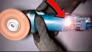 How to Fix Your Burned Makita Angle Grinder  Makita 9554