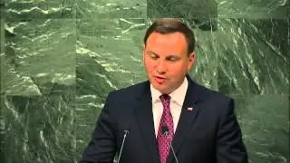 Polish President Andrzej Duda United Nations Speech on September 27, 2015