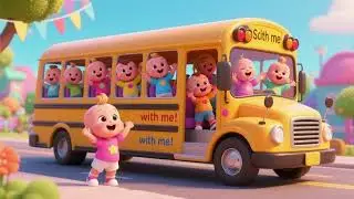 School Bus Baby Sing with Me | Nursery Rhymes & Kids Songs | Vehicles, Music & Together Fun