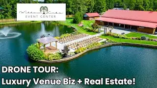 Willow Lake Event Center | Stunning 16-Acre Indiana Event Venue FOR SALE (Drone Tour)