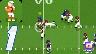 Retro Bowl - Gameplay Part 1 - NY Giants ( ios , android )
