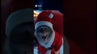 Monkey Santa🥱#monkey #santa #ai #funny #sora #monkey #memes #recommended