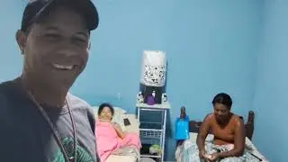 Fui levar uma cesta básica pras primas doentes. Vejam como estão 