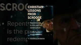 Christian Lessons from Mr. Scrooge #faithforward #christianfaith #christianmotivation #bobbysajutie