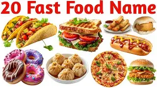 Learn Fast Food Names for Toddlers & Preschool Kids