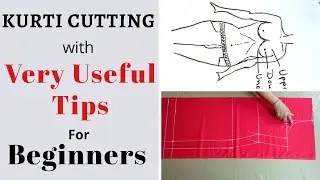 Simple Kurti cutting With very useful Tips for beginners