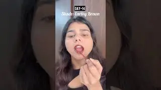 | Earthy Brown | #shorts #shortvideo #swissbeauty #brown #lipstick #makeup #transferprooflipstick