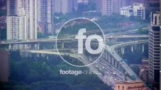 Shanghai Highway 4k Stock footage 015707 UHD