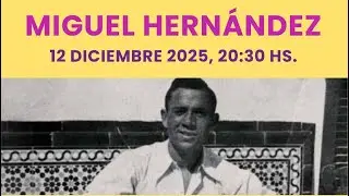 RECITAL POÉTICO VITAMINA MIGUEL HERNÁNDEZ