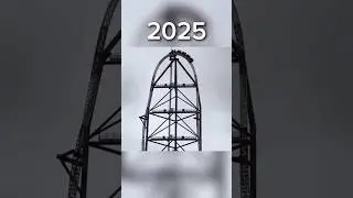 Top Thrill Dragster/Top Thrill 2 ROLLBACK Evolution 2003-2025 | #shorts #rollercoaster #topthrill2