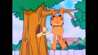 Garfield Quickie: Fall from a tree 1 with Laugh Track