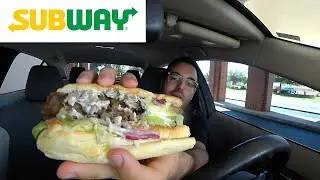 Eating Subway's Philly Cheesesteak