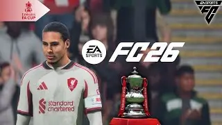 FC 26 - FA Cup Final 2026 Man United vs Liverpool - Free Kick Bruno Fernandes - Wembley Stadium - 4K