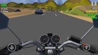 Cafe Racer v 1.015 run: Track Country Plains, mode Endless #caferacergame