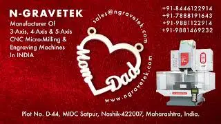 Gold Silver Name Pendant Cutting Machine | CNC Gold Cutting