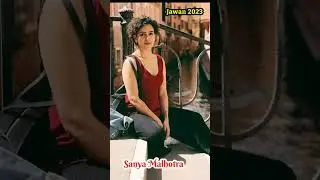 Sanya Malhotra New Movie #jawan Salary With #sharukhkhan Releasing 2023 #bollywood #sanyamalhotra
