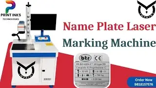 Name plate Laser Engraving machine #fiberlaser #engravingmachine #lasermarking #lasermarker 