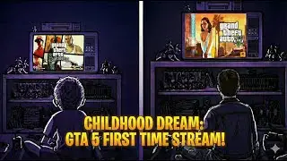 My First GTA 5 Stream! Childhood Dream Finally Coming True ❤️ | GTA V Livestream
