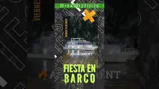 🛳️ 𝗙𝗜𝗘𝗦𝗧𝗔 𝗘𝗡 𝗕𝗔𝗥𝗖𝗢 en Olivos | Viernes 12 de mayo | Consegu&iacute; entradas anticipadas #shorts