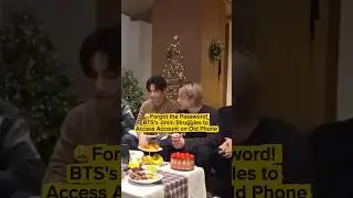 😩Forgot the Password! BTS's Jimin Struggles to Access Account on Old Phone #bts #btslive