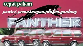 Proses renovasi plafon gantung ISUZU PANTHER ‼️#isuzuรุ่นใหม่ล่าสุด