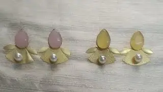 brass and traditional earrings live