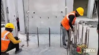 Precast -Floor edge, roof and wall Fall protection Process